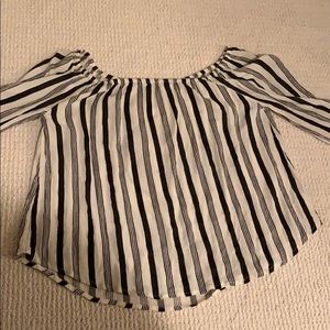 Billabong stripped off the shoulder top